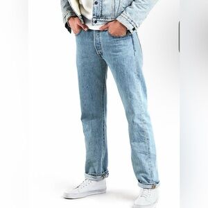 Levi's 501 Light Blue Straight‎ Men's Jeans 32X32
